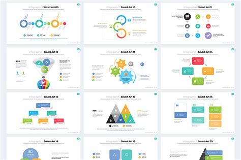Smart Art And Table Infographic Powerpoint Digit 3 Free Presentations