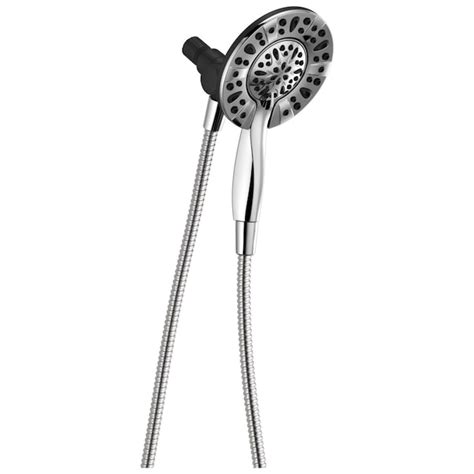 Delta Universal Showering Components Chrome 4 Spray Dual Shower Head 1 75 Gpm 6 6 Lpm In The