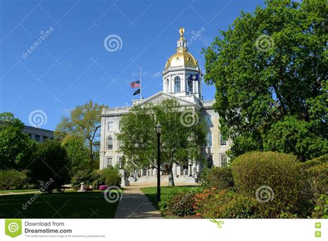 New Hampshire State House Concord Nh Usa Stock Photo Image Of 1816