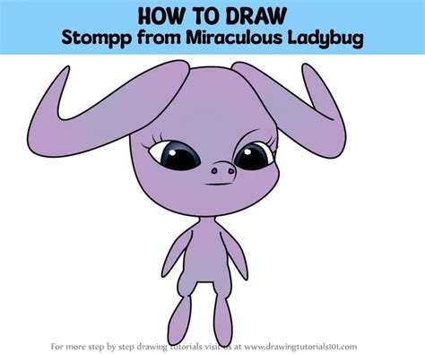 How To Draw Stompp From Miraculous Ladybug Miraculous Ladybug Step By