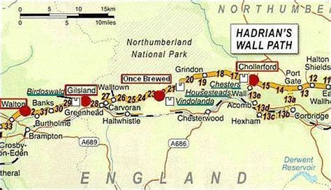 Hadrians Wall Path Hadrians Wall Hadrians Wall North East England