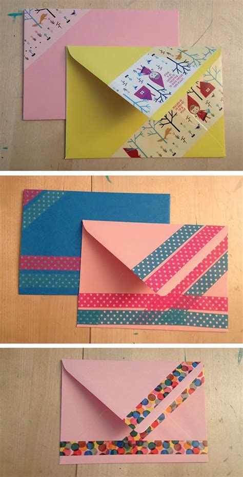 Photo Tutorial How To Decorate A Boring Envelope With Fun Masking