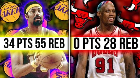 The Craziest Nba Stat Lines Of All Time Youtube