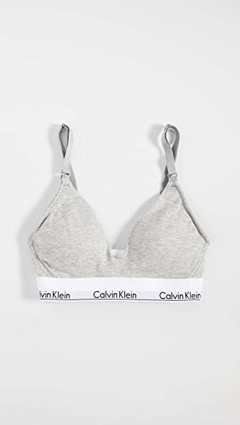 Calvin Klein Underwear Maternity Nursing Bra In Heather Grey Modesens
