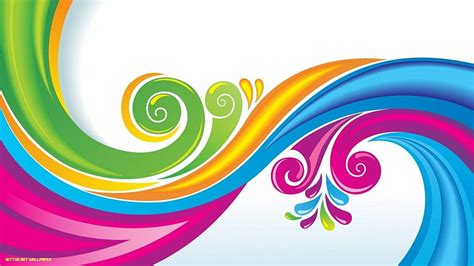 Swirl Vector Art Of Colorful Abstract Multicolor Swirl Hd Wallpaper