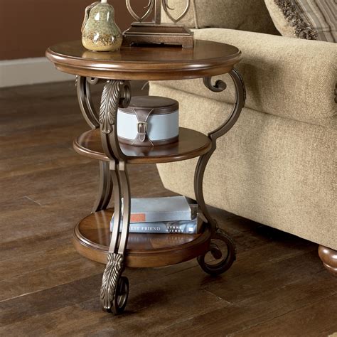 Signature Design By Ashley Nestor T517 7 Round Chairside End Table