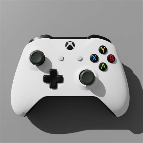 Xbox Controller 3d Model Blend File
