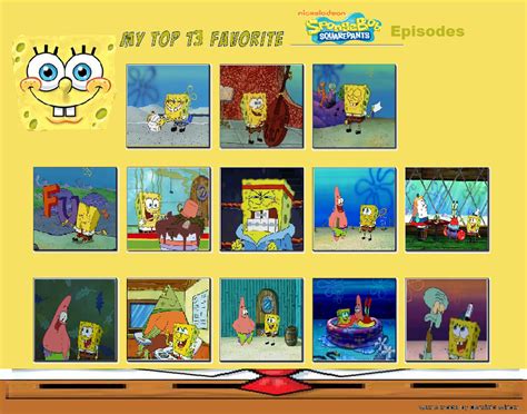 My Top 13 Favorite Spongebob Episodes By Smashgamer16 On Deviantart