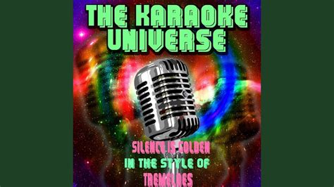 Silence Is Golden Karaoke Version In The Style Of Tremeloes Youtube