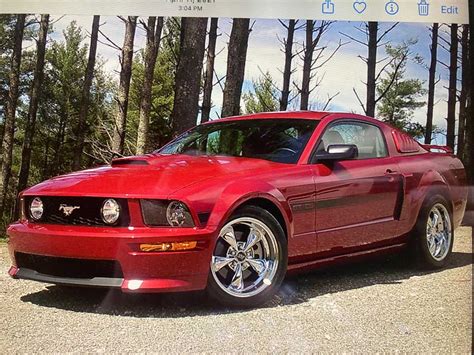 5th Gen Dark Candy Apple Red 2008 Ford Mustang Gt Cs For Sale