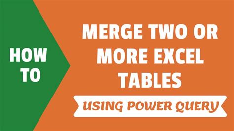 How To Merge Two Tables In Power Query Editor