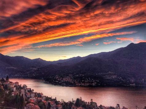 25 Pictures Of The Most Beautiful Sunsets From Lake Como