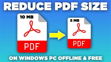 How To Reduce Pdf File Size In Windows Printable Templates Free