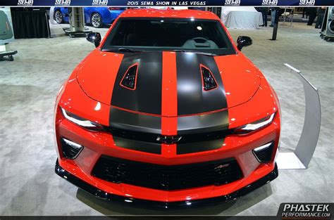 2015 Sema Show Gm Booth 2016 Camaro Black Accent Package Concept