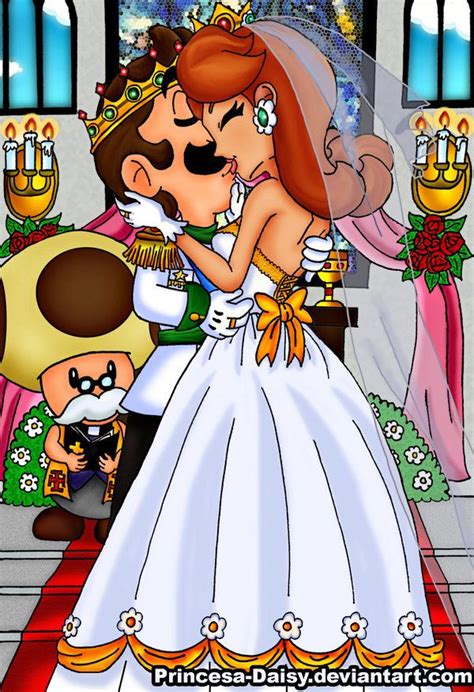 Luigi And Daisy Royal Wedding Luigi And Daisy Super Mario Art Super Mario