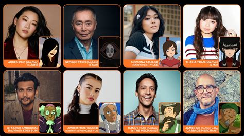 full cast of netflix s live action avatar the last airbender revealed movie tv board