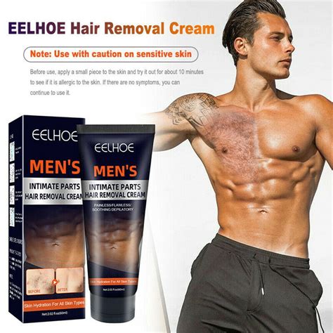 Mens Intimate Genital Hair Removal Cream For Sensitive Areas Extra Gentle New