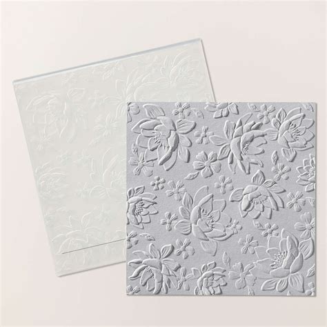 Layered Florals 3d Embossing Folder By Stampin Up