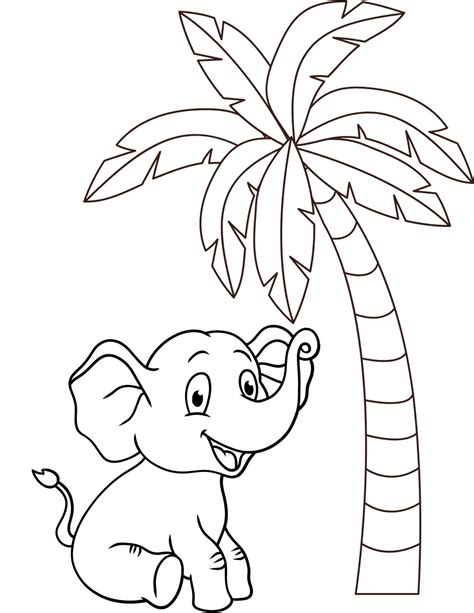 Printable Zoo Animal Coloring Pages For Kids Dresses And Dinosaurs