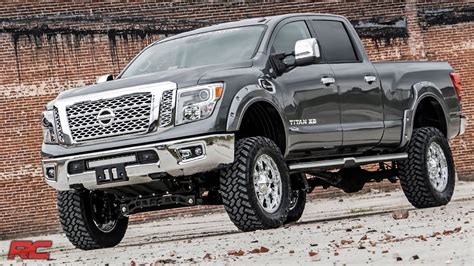Nissan Titan Xd Inch Suspension Lift Kit By Rough Country Youtube