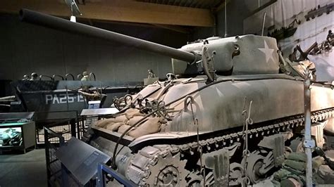 Sherman M4a1 Tank Overlord Museum Colleville Sur Mer Normandy 1944 D Day