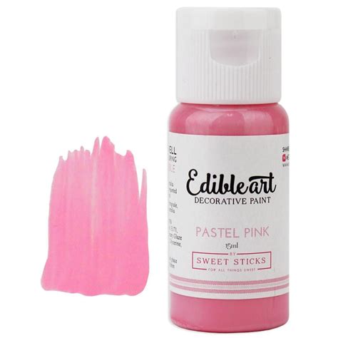 Pastel Pink Edible Paint Edible Paint Edible Pink Bakery Boxes