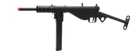 Agm Wwii British Sten Mkii Aeg Airsoft Rifle Black