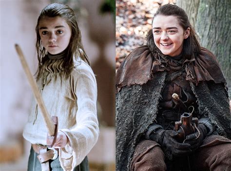 Maisie Williams Arya Stark From Game Of Thrones Cast Then And Now E News