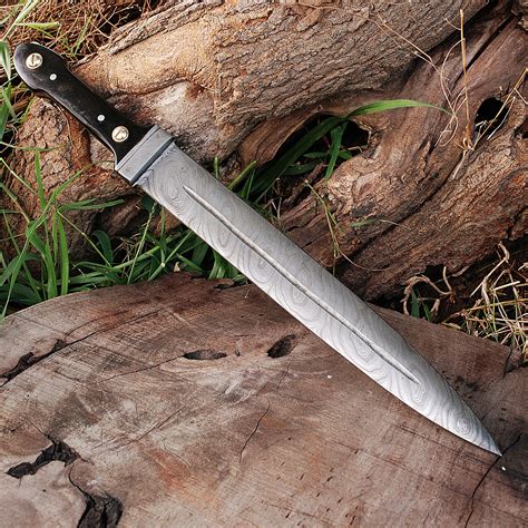 Damascus Dagger Bk0179 Black Forge Knives Touch Of Modern