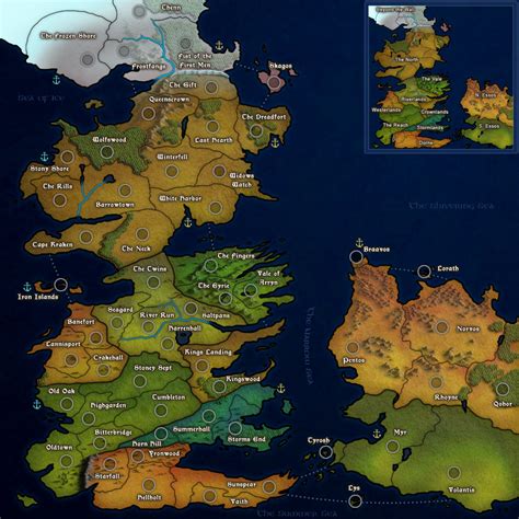 Free Cities Of Essos Map No Spoilers Map Of Westeros And Essos I Made