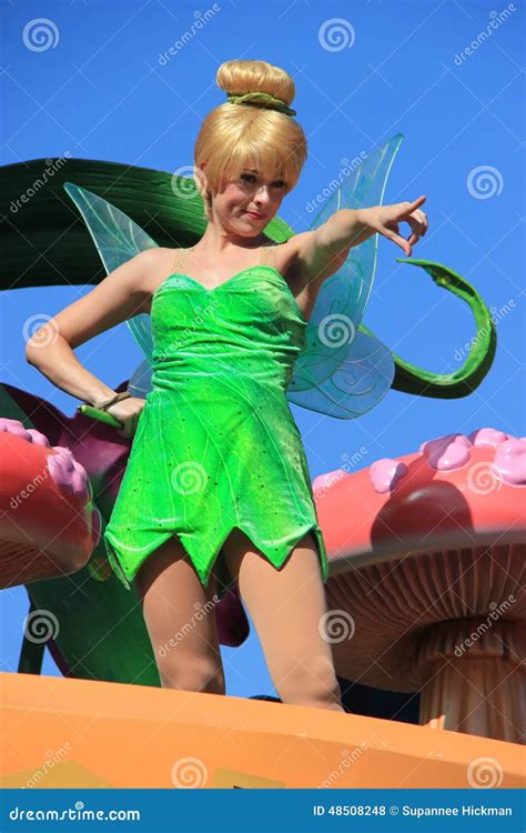 Waving Disneyland Tinkerbell Character