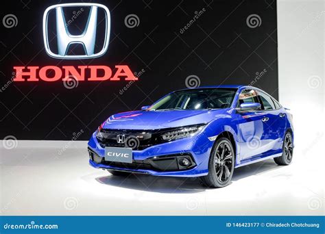 All New Honda Civic Show On The 35th Motor Expo 2018 Editorial