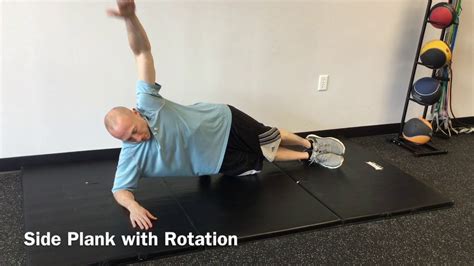 Side Plank With Rotation Youtube