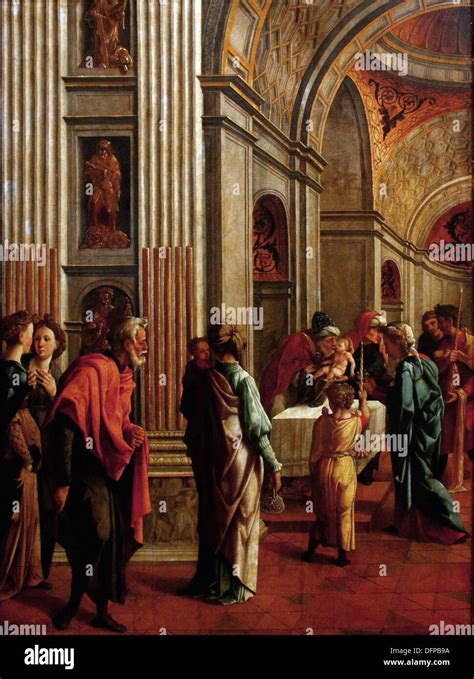 Jan Van Scorel Darbringung Christi In Tempel 1540