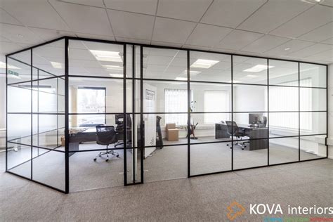 black frame glass installation of glass partitions at a bargain price order installation of