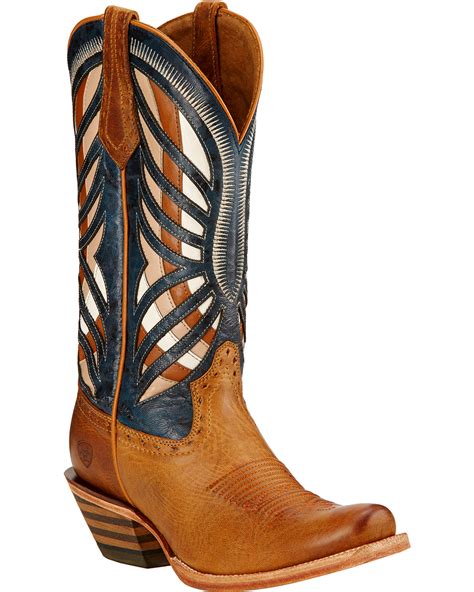 Ariat Gentry Performance Riding Cowgirl Boots Square Toe Sheplers