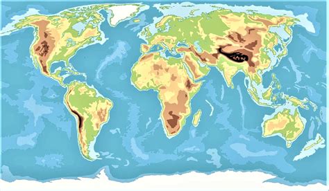 Recolectar Imagen Planisferio Con Nombres Rios Thptletrongtan Edu Vn