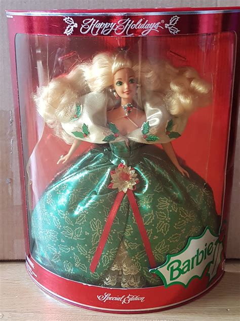 Special Edition Happy Holidays Barbie Dol K P P Tradera