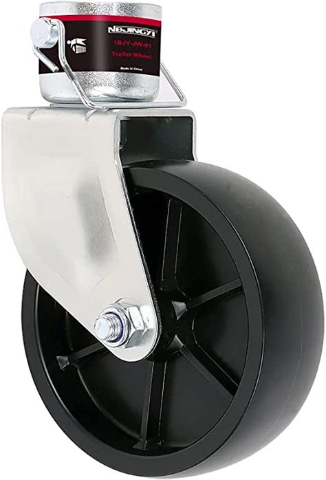 Nbjingyi 6 Trailer Swirl Jack Caster Wheel 1200lbs Capacity With Pin