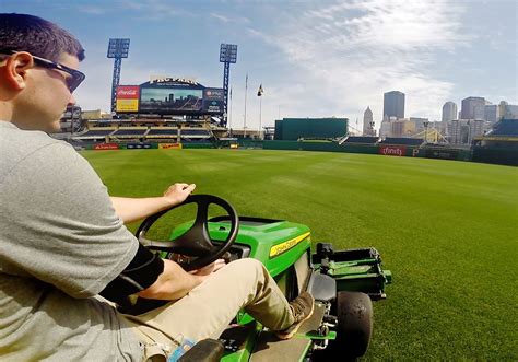 The Intricate Art Of Mowing Patterns Into A Baseball Field Pittsburgh