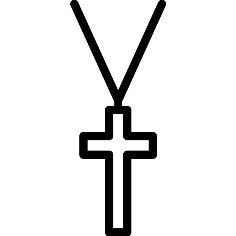 Necklace Cross Vector Svg Icon Svg Repo