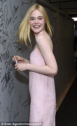 Elle Fanning Attends Nyc Event To Talk About Her New Movie The Neon