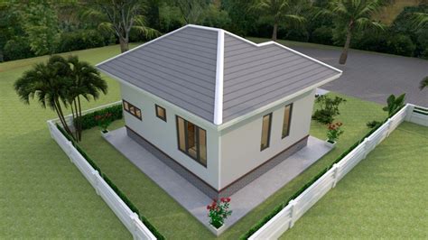 The 10x12 hip roof style shed plans include: Small House Plans Design 7x6 with 2 Bedroos Hip Roof ...