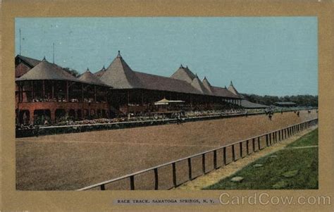 Race Track Saratoga Springs Ny Postcard