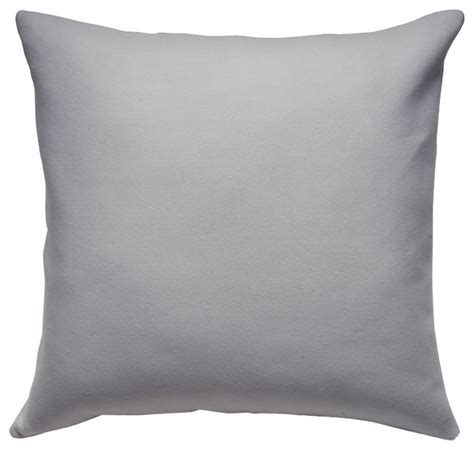Unison Harbor Gray Large Square Throw Pillow Contemporary