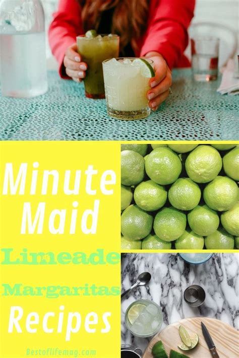 Minute Maid Limeade Margarita Recipes Are Easy To Make And Can Be The