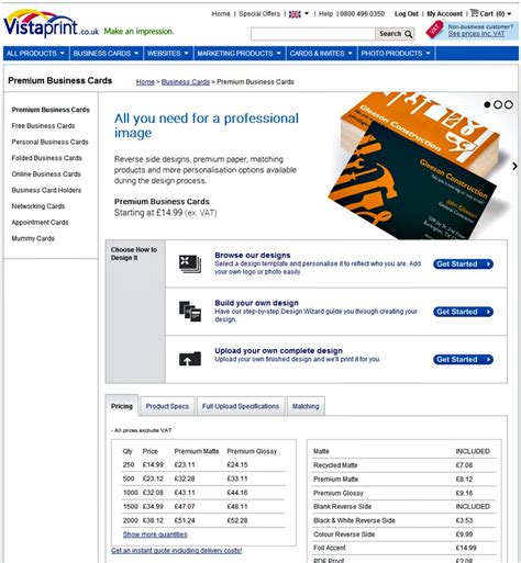 We did not find results for: Vistaprint - Premium Business Cards review, including Vistaprint's top tips for creating ...