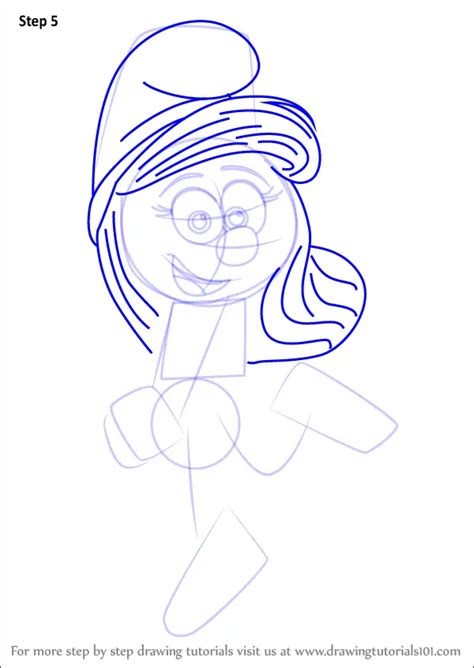 How To Draw Smurfette From Smurfs The Lost Village Smurfs The Lost