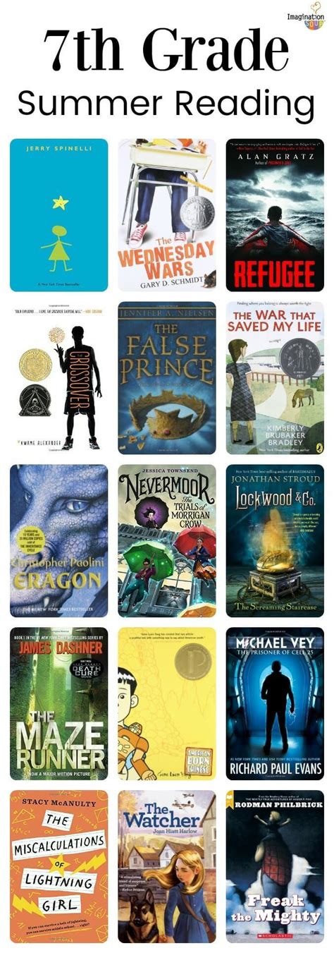 Great 7th Grade Books Ages 12 13 For Summer Reading Summer