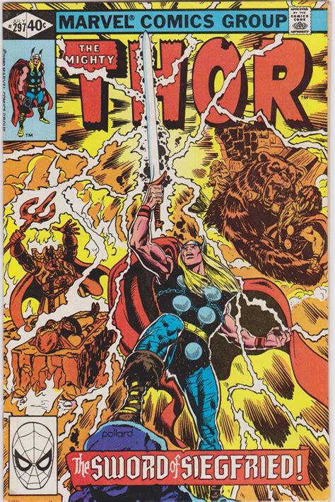 Thor Marvel Comics 297 Vol1 Fn 60 Marvel Comics Covers